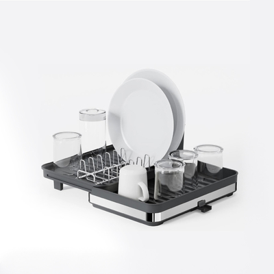 comprar Estante de platos de acero de ahorro de espacio para la organización y el almacenamiento de la cocina Fabricación en línea