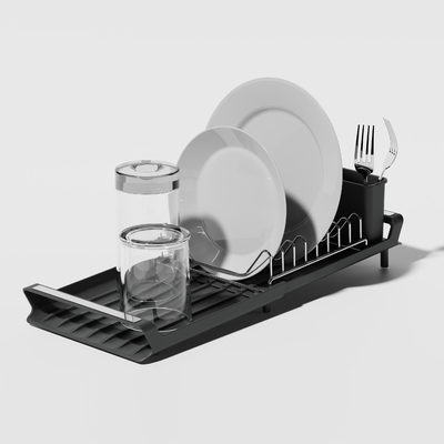 comprar Accesorios de acero metálico soporte de la cocina estante de platos no plegable OEM ODM Fabricación en línea