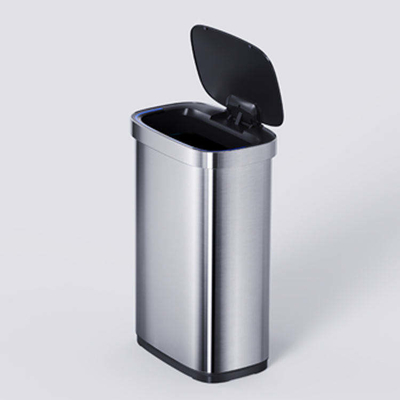 comprar Rectángulo hogar sensor inteligente contenedor tipo de inducción de basura automática Fabricación en línea