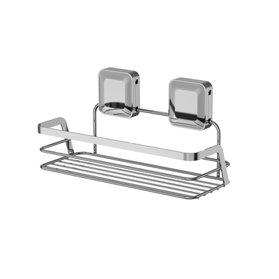 comprar Baño de un solo nivel ducha Caddy Pared montada con copa de succión y bastidor de alambre de hierro Fabricación en línea