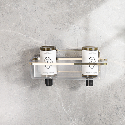 comprar Capa de succión de metal Estante de baño Estante de esquina Estante de nivel único Tipo montado en la pared Fabricación en línea