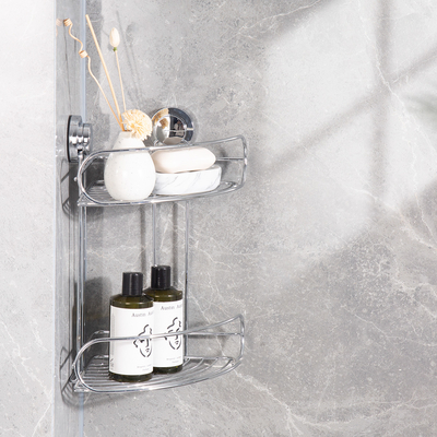 comprar Baño de acero inoxidable Cadillac de ducha 2 niveles montado en la pared sin perforación personalizable Fabricación en línea