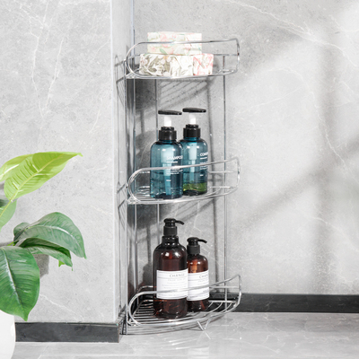 comprar 3 Niveles de acero inoxidable para el baño y la ducha Caddy Organizador con estilo de diseño moderno Fabricación en línea