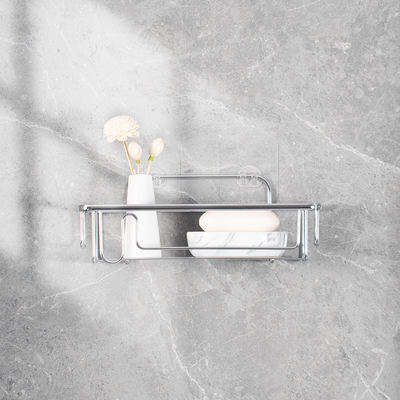 comprar Estante de baño de acero inoxidable montado en la pared sin perforación 28.2*11.5*10.6cm Fabricación en línea