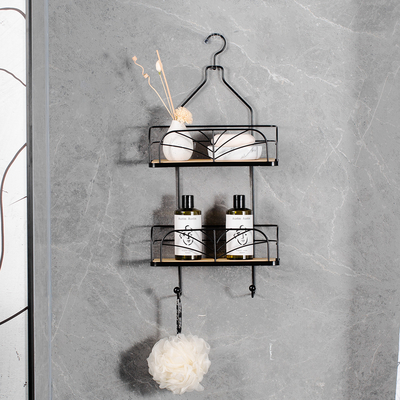 comprar Baño organizador de alambre de metal colgante, Cadillac de ducha colgante de doble nivel Fabricación en línea
