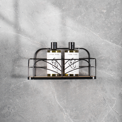 comprar Baño suspendido montado en la pared Ducha Caddy Organizador de nivel único estilo moderno Fabricación en línea