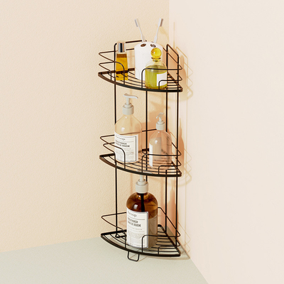 comprar Estante de la esquina de la ducha de 3 niveles montado en la pared para almacenamiento y organización del baño Fabricación en línea