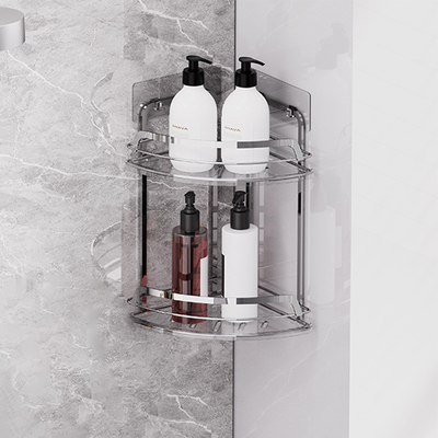 comprar Organizador de baños Estante de alambre de hierro con diseño sostenible e instalación en la pared Fabricación en línea