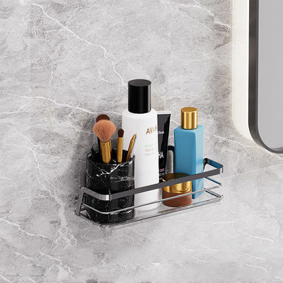 comprar Organizador de baño de hierro metálico para el hogar con organización de acero inoxidable montada en la pared Fabricación en línea