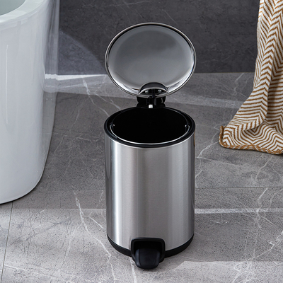 comprar 3L 5L 12L 20L 30L Acero Cuenco de basura con pie redondo para la cocina del baño en el hogar Fabricación en línea