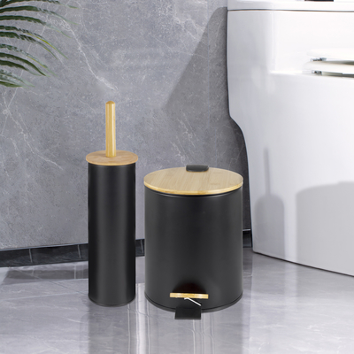 comprar Cubo de basura redondo de acero inoxidable con cubo interior suave y cerrado 3L 5L 12L 20L 30L Fabricación en línea