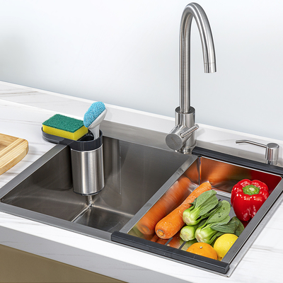 comprar Cubierto multifuncional organizador de lavadoras, auto drenaje, lavamanos de cocina limpios con succión Fabricación en línea
