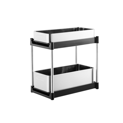 comprar Mantenga su encimera de cocina libre de desorden con 2 niveles de acero inoxidable Repuesto de cocina 1kg 395*230*389mm Fabricación en línea