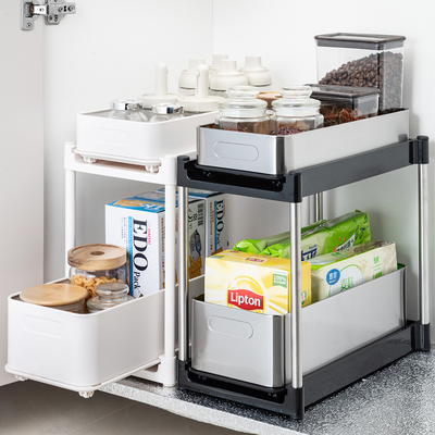 comprar Almacenamiento de cocina de acero inoxidable 1 kg cantidad 2 contenedores Fabricación en línea