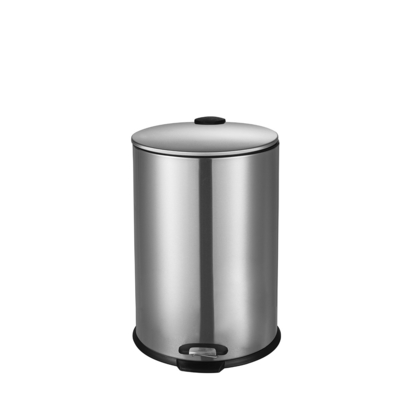 comprar 3L 5L 8L 12L 20L 30L hogar suave cerrado redondo blindaje pedal contenedor de basura con tapa delgada para el baño contenedores de basura bote de basura Fabricación en línea