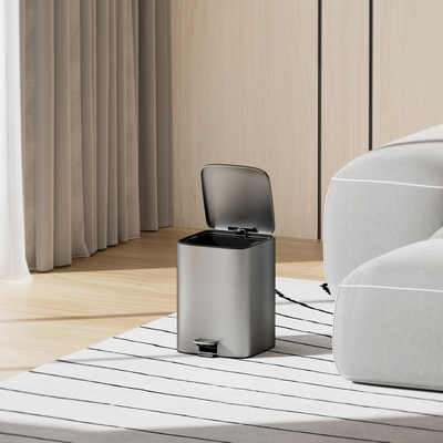 comprar Contenedor de basura de acero inoxidable de 18L de capacidad para baño Fabricación en línea