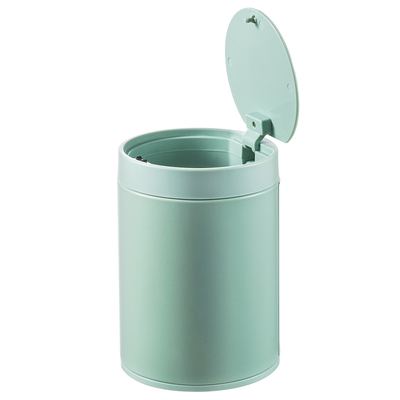 comprar 1.5L de acero inoxidable escritorio mini contenedor de basura Presión Tipo de soporte Selección de ocasión para la gestión de residuos de oficina Fabricación en línea