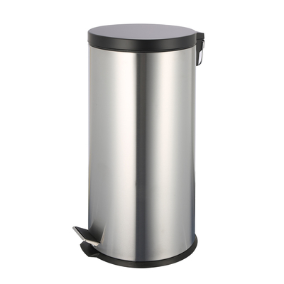 comprar Cubierta de rodadura Pedal de pie Estructura contenedor de basura de acero inoxidable 3L / 5L / 8L / 12L / 20L / 30L Fabricación en línea