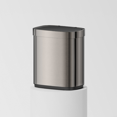 comprar Sensor inteligente de acero inoxidable Contenedor de basura Función de cierre suave Diseño rectangular elegante para cocina Fabricación en línea
