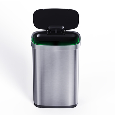 comprar Requiere un contenedor de basura de acero inoxidable con sensor automático y baterías Fabricación en línea
