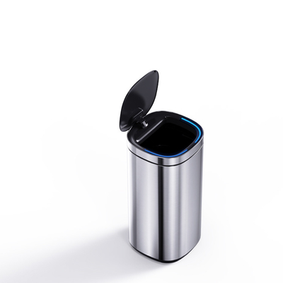comprar Inicio Tipo de cubierta de rodadura Inteligente Sensor familiar sin contacto Estantería de acero inoxidable Puede resistente al agua contenedor de basura inteligente automático Fabricación en línea