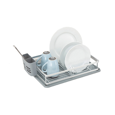 comprar Dispositivo de desagüe de platos de cocina de aluminio y organizador de platos Fabricación en línea