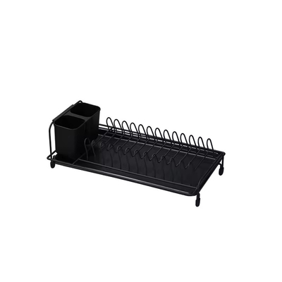 comprar Estante de secado de lavas con bandeja de goteo extraíble y porta utensilios Fabricación en línea