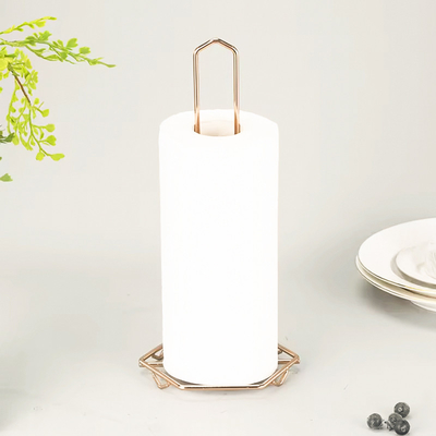 comprar Portapapel decorativo Estante para la biblioteca de la oficina para el hogar Porta toallas de cocina de cobre en polvo Fabricación en línea