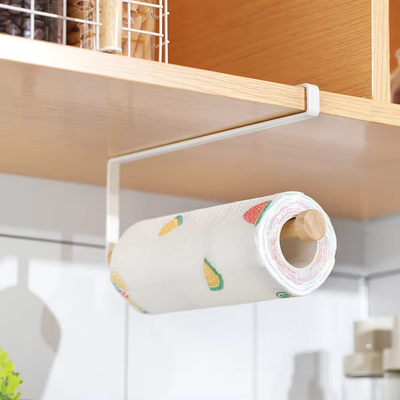 comprar Organizador de la cocina Portador de papel de cocina de metal Armario Portador de toallas de papel Fabricación en línea