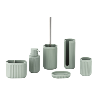 comprar Accesorios de baño Conjunto Dispensador de espuma Dispensador de jabón Cepillo de dientes Portador de jabón Plato Fabricación en línea