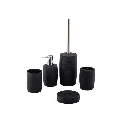 comprar Accesorios de baño de primera calidad Conjunto Dispensador de jabón de espuma de cerámica Soportador de cepillo de dientes Fabricación en línea