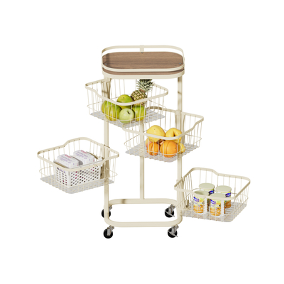 comprar Organizador de almacenamiento giratorio Carrito de uso doméstico Carrito rodante multifuncional Fabricación en línea