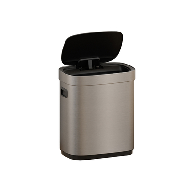 comprar Se requieren baterías para el hogar Sensor infrarrojo inteligente automático sin contacto Contenedor de basura Cocina Contenedor de basura de acero inoxidable Contenedores de basura Fabricación en línea