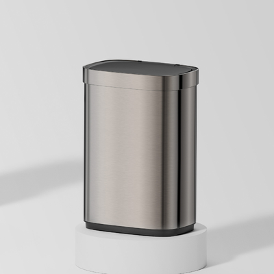 comprar Acero inoxidable 65L Sensor inteligente sin contacto bote de basura automático bote de basura para la cocina sala de estar Fabricación en línea