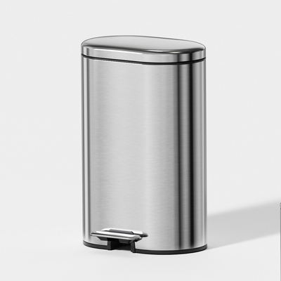comprar 460 x 380 x 635 mm Cubo de basura de acero inoxidable para el hogar y la oficina Fabricación en línea