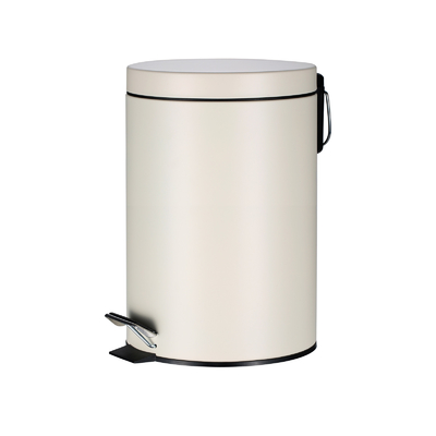 comprar Capa de rodadura Tipo 3L/5L/8L/12L/20L/30L SS Contenedor de basura redondo Pedal Contenedor de basura de acero inoxidable para el hogar Fabricación en línea