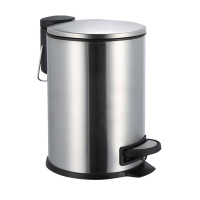 comprar Cuarto de cuidado de bebés BSCI Contenedor de basura de acero inoxidable redondo con cubre delgado Contenedor de basura 3L/5L/12L/20L/30L Fabricación en línea