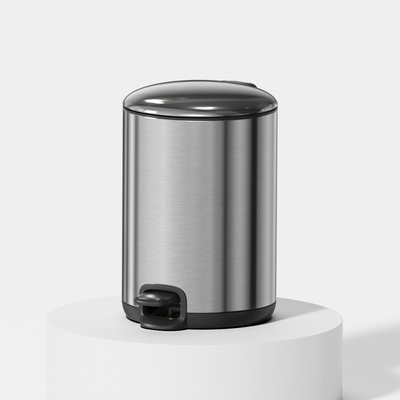 comprar Cisterna de basura de acero inoxidable con pedal 3L 5L 12L 20L 30L para la cocina del baño en el hogar Fabricación en línea