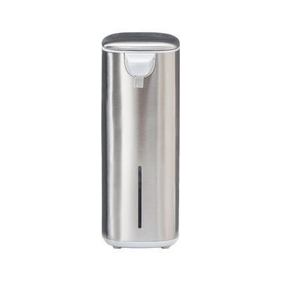 comprar Dispensador de jabón con bomba de espuma líquida de acero inoxidable sin sensor táctil Dispensador de jabón recargable automático para baño Fabricación en línea