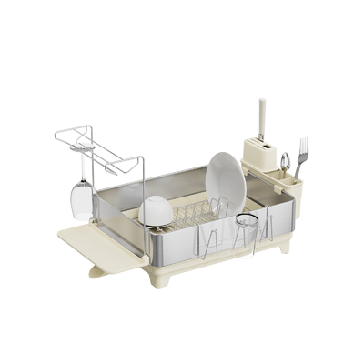 comprar Cubierta de platos de acero inoxidable con soporte para tazas y cubiertos Fabricación en línea