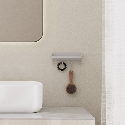 Cubierta de baño montada en la pared gancho para el hogar multifunción ducha de atracción magnética