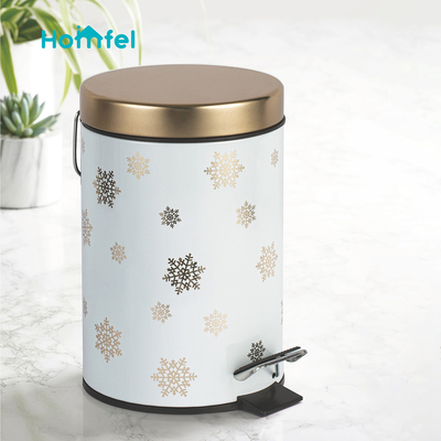 Cubierta de rodadura Tipo 3L/5L/8L/12L/20L/30L Cubo de pedal de pie de acero inoxidable para eliminación sostenible de residuos Diseño respetuoso con el medio ambiente