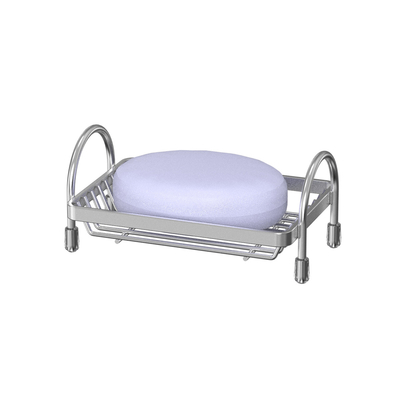 Acero inoxidable Bar bar de jabón plato de drenaje soporte de esponja de escritorio soporte de jabón para ducha bañera cocina