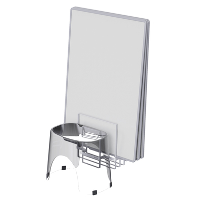 Estante de ducha de atracción magnética con porta toallas organizador de baño montado en la pared tapa de bañera y organizador de silla de ducha