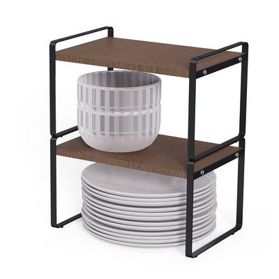 Organizador de diseño moderno para el hogar multifunción organizador de cocina de metal elegante