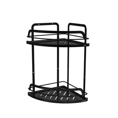 Organizador de baño de primera calidad Copa de succión Rack de alambre de hierro Acero inoxidable sin perforación Cadillac de ducha montado en la pared