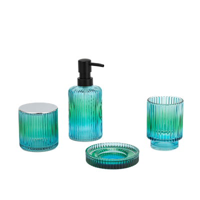 Conchas de colores estilo Dispensador de espuma de jabón de vidrio Sillón para cepillo de dientes Accesorios de baño