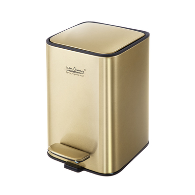 OEM aceptado 18L tipo de cubierta de rodadura de acero inoxidable contenedor de basura para contenedores de basura doméstica